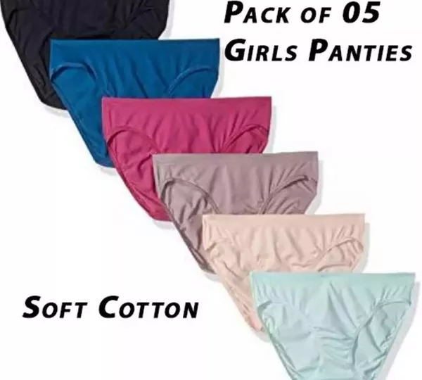 Pack of 5 Panties Soft Cotton Underwear